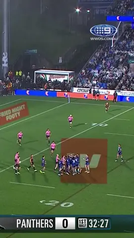 Shotty not getting in the middle of this one! 😳 #9WWOS #NRL #NRLFinals