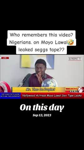 #onthisday Who remembers this video? Nigerians. on Moyo Lawal🤣 leaked seggs tape??