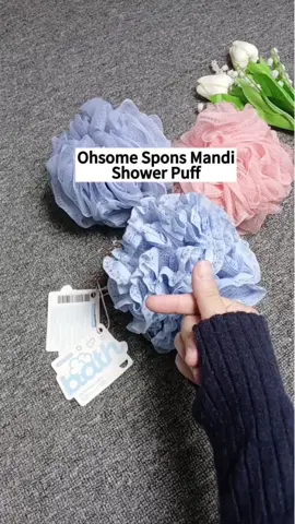 spons mandi atau showerpuff dari OhSome #modalkontendoang  #ohsome #spons #sponsmandi #showerpuff #albasol #viral 