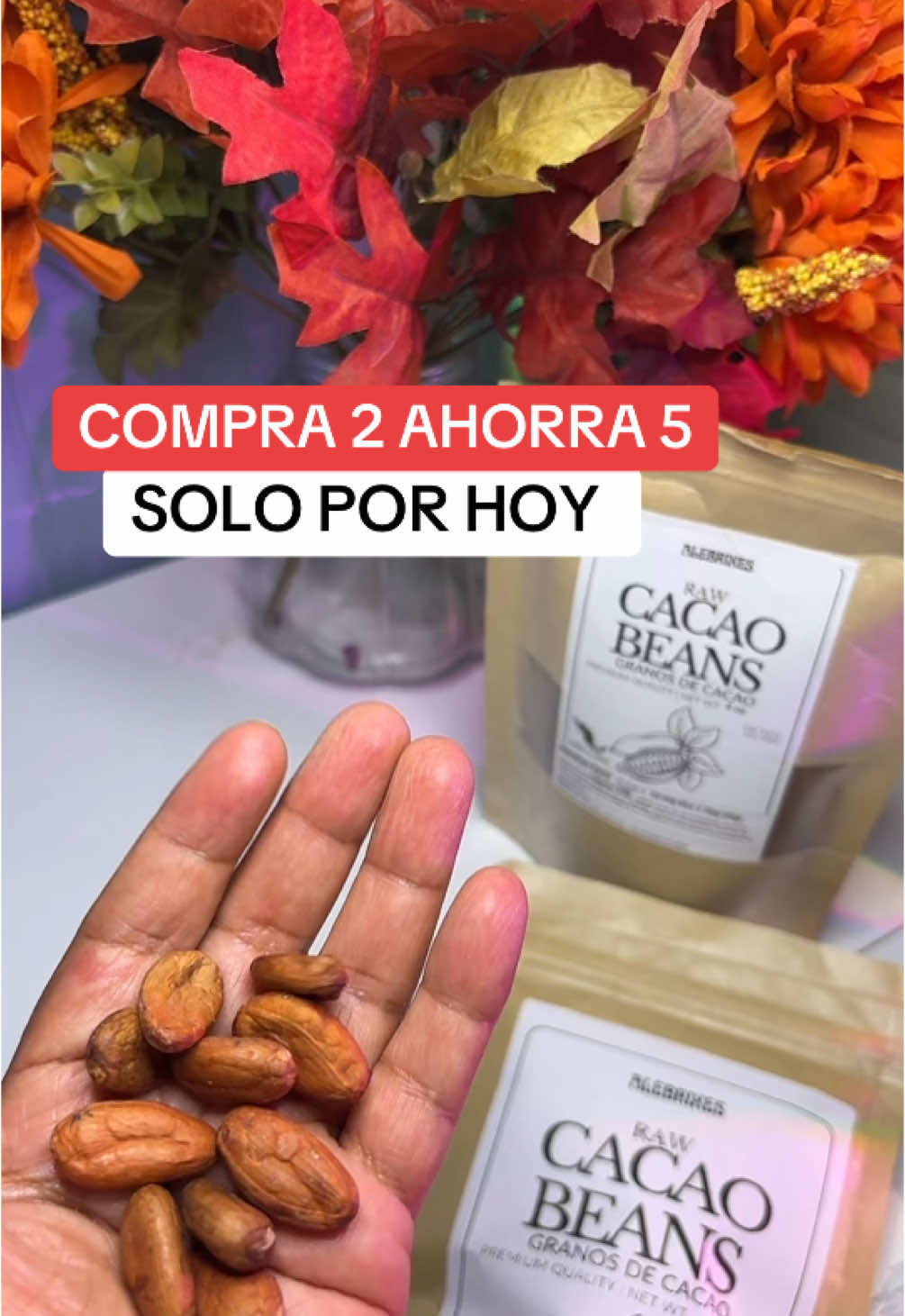 While Cacao Beans  Mujer34+*Disclaimer precios varían de acuerdo a promociones, descuentos y oferta  #cacaofruit #cacaobeans #semillasdecacao #cacaoamargo #ofertasparati #mujer #tiktokshopusa #enviogratis #blackfriday 