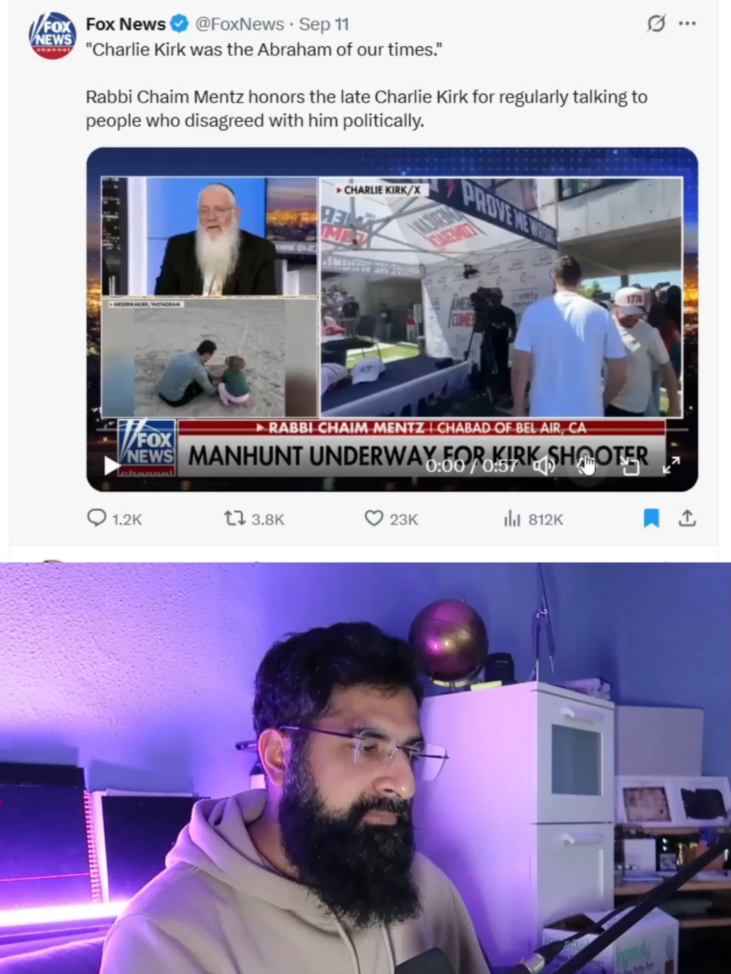 Rabbi Calls Charlie Kirk 