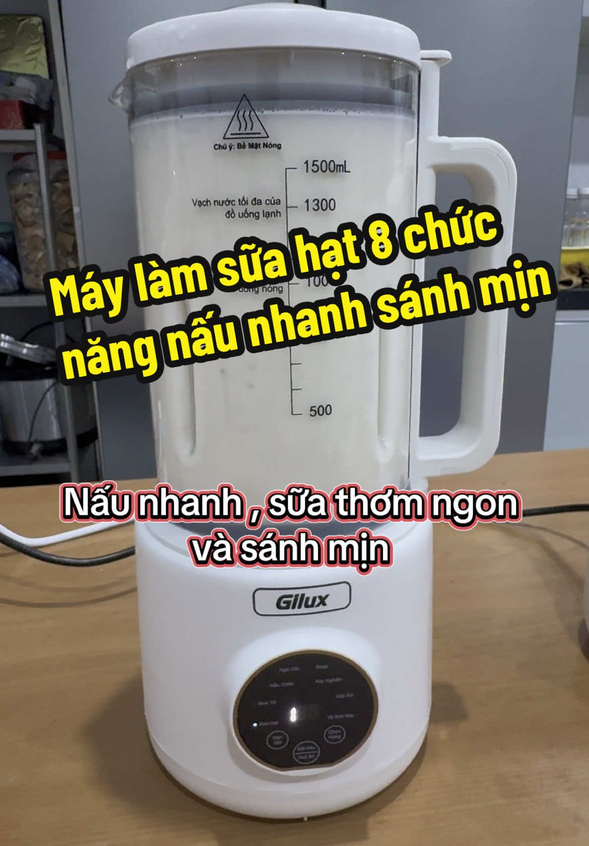 Máy làm sữa hạt Jilux 8 chức năng, nấu sữa nhanh tiện dụng và dễ dùng. Giá chỉ 8xx #maylamsuahat #maylamsuahatdanang #maylamsuahatgilux 