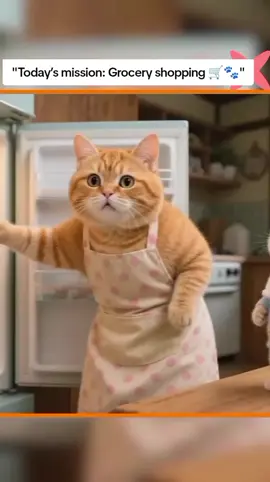 Cat Going to the Market 🐱🛒😂