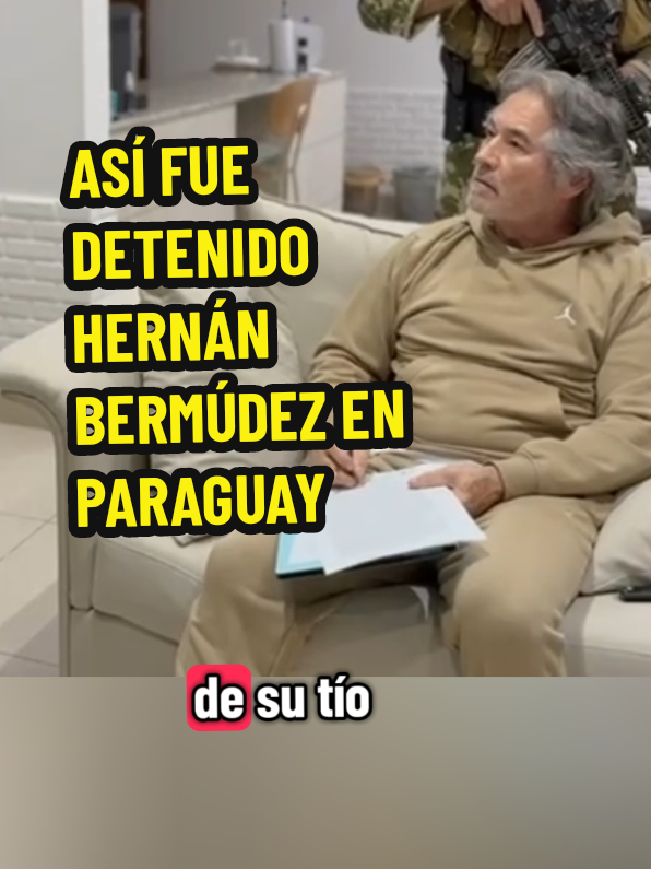 🔴Así fue detenido Hernán Bermúdez Hernán Bermúdez Requena, presunto líder de La Barredora, fue detenido en Paraguay. El exsecretario de Seguridad en Tabasco se encontraba en un inmueble donde se hallaron joyas y dinero en efectivo. #news #noticias #hernánbermúdez #políticomx #fyp 