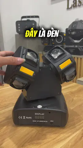 Đèn moving 2 đầu tắc kè chế độ cảm biến âm thanh #ledluxury #densankhau #denmoving 