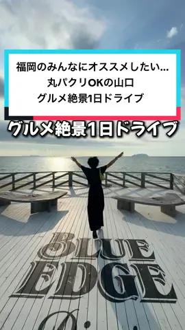 行ってみたいと思ったら【🚗】ってコメントしてね!!✌️ 福岡のみんなにオススメしたい... 丸パクリOKの山口グルメ絶景1日ドライブ🚗💨 今回行ったスポットはこちら👇 📍唐戸市場  ◻︎山口県下関市唐戸町5-50 ◻︎パーキングあり ◻︎金・土　10:00〜15:00 ◻︎日・祝　8:00〜15:00 ※ネタがなくなり次第終了 📍 BLUE EDGE diner.  ◻︎山口県下関市福江５４５−１ ◻︎無料駐車場あり ◻︎月曜日　11:00〜17:30 　火〜土　11:00〜23:30 　日曜日　11:00〜20:00 ◻︎定休日：不定休 📍秋芳洞  ◻︎山口県美祢市秋芳町秋吉３５０６−２ ◻︎有料駐車場あり ◻︎8:30〜17:30 ◻︎定休日：不定休 📍いろり山賊  ◻︎いろり山賊　玖珂店 ◻︎山口県岩国市玖珂町1380-1 ◻︎10:00〜23:00 ◻︎無料駐車場あり ◻︎定休日:火・水曜 ♤♠︎♤♠︎♤♠︎♤♠︎♤♠︎♤♠︎♤♠︎♤♠︎♤♠︎♤♠︎♤♠ 福岡の“今アツい”最新スポット、見逃してない？😏 地元民だからこそ知ってる進化中の福岡や🍜 福岡発で行ける九州・海外の穴場旅先をまとめてご紹介!!📢 コスパ最強の1日ドライブ旅🚗💨 友達とワイワイ！カップル旅！子連れ旅行にも◎ 「次の旅、ここにしよう！」って思えるスポット満載!!🗺️ フォローしておくと、週末の予定がどんどん決まる😳 福岡・九州、そして旅好き仲間と一緒に盛り上がろう🔥🔥 🏆＼目指せInstagram＆TikTok15万人！／🏆 他の旅スポットを見るならココ👇 @travel_708（グルメ・カフェ・ホテル・旅館・旅行プラン発信中） #ナオヤと○○ で検索してみて🔍 きっと行きたい場所が見つかるよ!!😆✨ さらに詳しく探したい人は... プロフィールのリンクから【九州最強旅行MAP】販売中!!📣 ♤♠︎♤♠︎♤♠︎♤♠︎♤♠︎♤♠︎♤♠︎♤♠︎♤♠︎♤♠︎♤♠ #山口ドライブ#山口グルメ#山口カフェ#山口絶景スポット