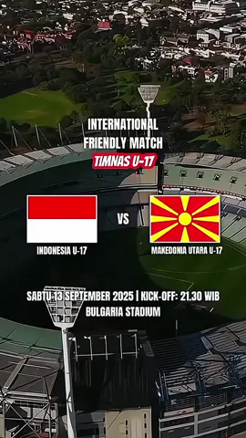 Friendly Match Timnas indonesia U17 melawan Macedonia, laga ini akan menjadi laga persiapan buat timnas u17 pada ajang di piala dunia nanti🙌 #timnasindonesia #kitagaruda #friendlymatch #trend #jj 