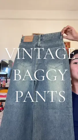 ganda ng pagka vintage at baggy ng pants nato!😍😱 #baggypants #vintage #pants 