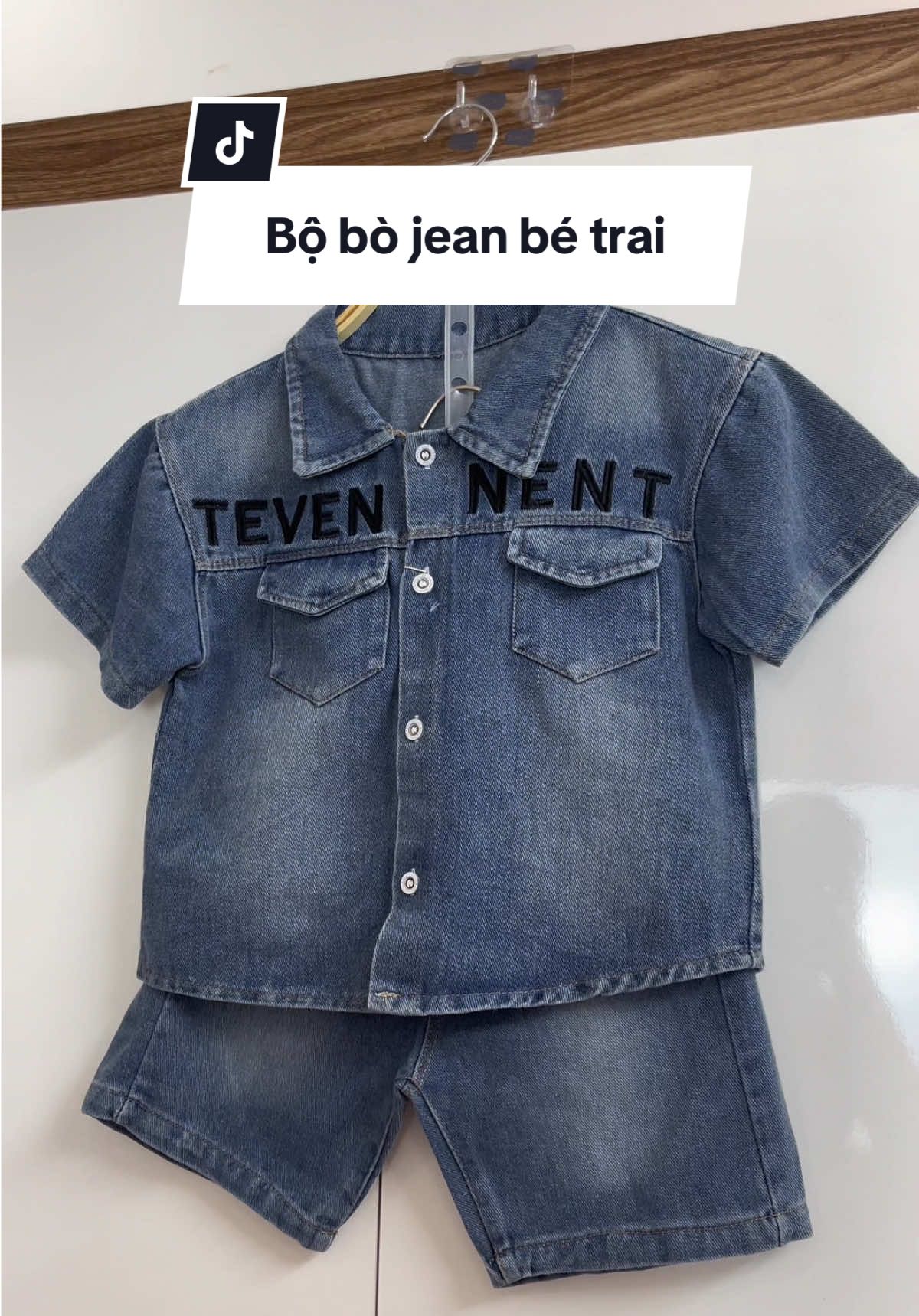 Bộ bò jean bé trai #fyp #phuongriviu #thoitrangtreem 