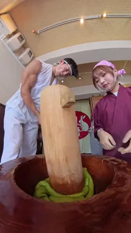 Cả nhà làm bánh mochi Nhật với mình nhé!  #mochi  #trending 