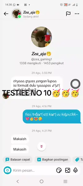 TESTIEE no 10 nichh @zea_gaming1 #lewatberandafyp #fyppdongggggggggypシ #trending 