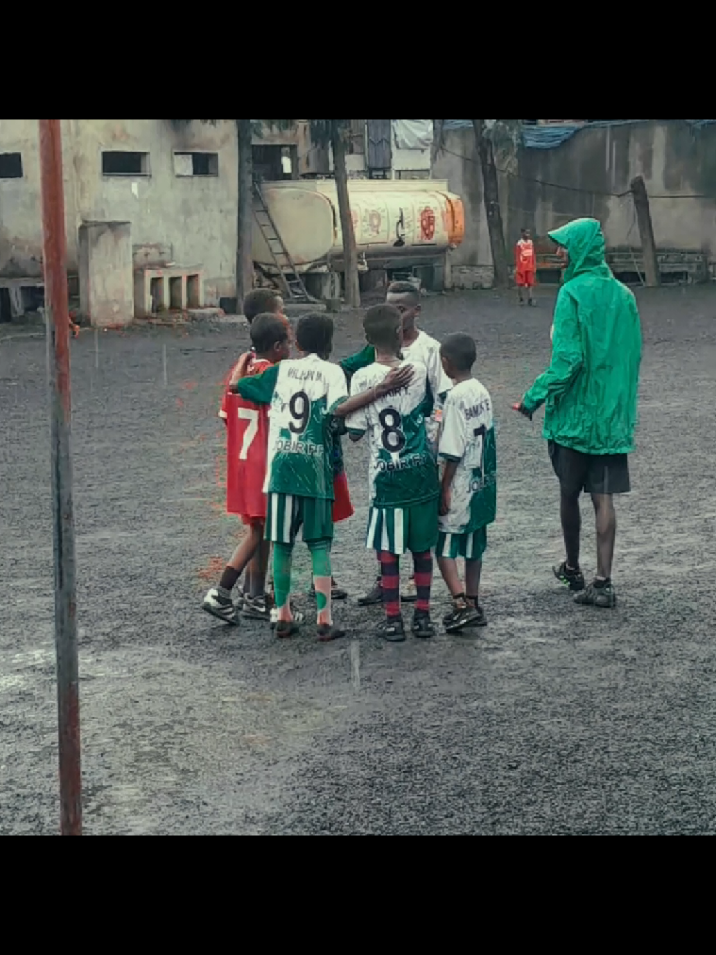 ☔ rainy day training #Jobir #football 