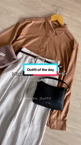 #trendtiktok #kulothighwaist #mixandmatch #kemejarayon #outfitideas 
