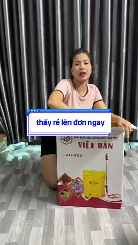 Bình phun điện Việt Hàn #xuhuong #binhphundien #binhxitdien #binhphunthuoctrusau #saugiadung 