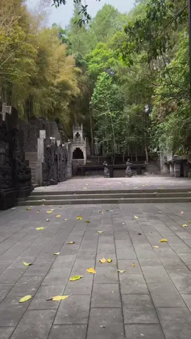autum in Ullen Sentalu #ullensentalu #explorejogja #jogja #fyp 