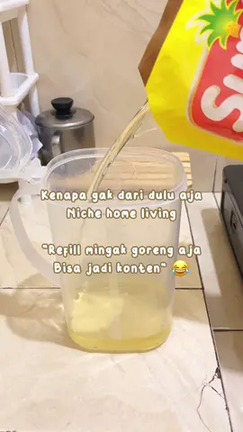 Ternyata home living seseru itu 😍 #refill #refillminyakgoreng #pemulatiktok #kontenkreator #homeliving 