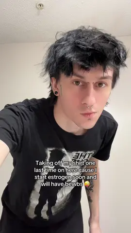 This is Aidan’s man chest signing off 🫡 #trans #transfemme #mtf #bi #punk 