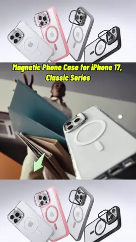 ESR for #iPhone17Case, Compatible with MagSafe, Built-in Camera Ring Stand, Military-Grade Protection Cover for iPhone 17, Magnetic Phone Case for iPhone 17, Classic Series