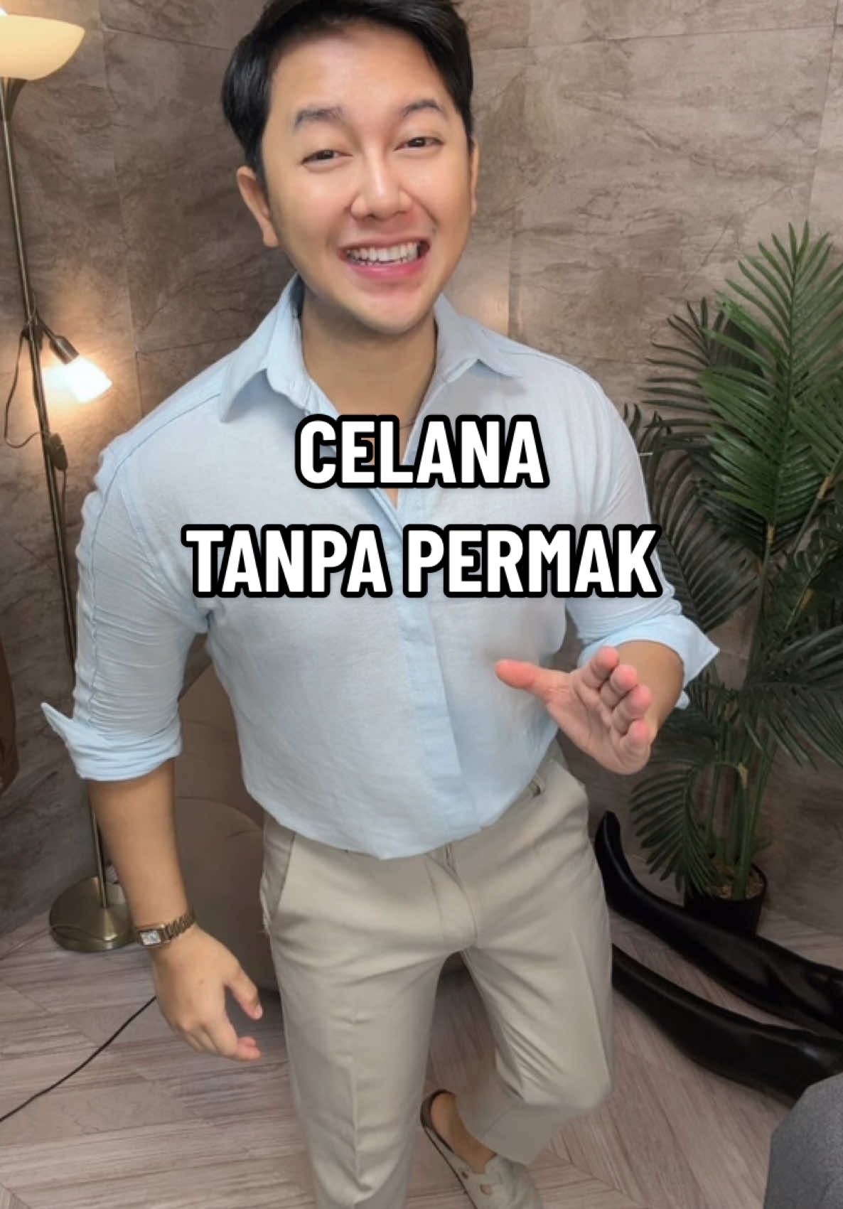 Trauma beli celana cepat sobek, cobain celana panjang Fit Body + gaperlu di permak #celanapanjang #celanaformal #celanapanjangpria #celanapria 