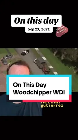 #onthisday #worstdeathimaginable #woodchipper 