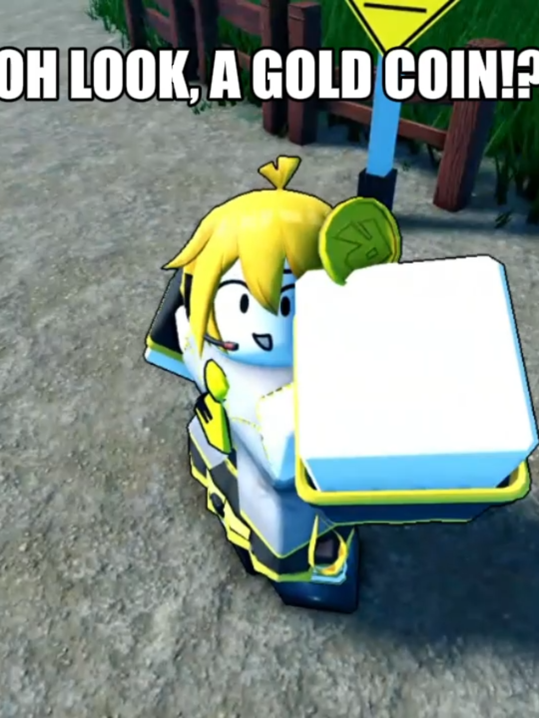 Neru gets ran over by Teto. #roblox#robloxanimation #remixgerm205 #triplebaka #teto #neru