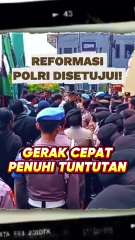 Reformasi POLRI disetujui!!? Gerak cepat penuhi tuntutan hingga percepatan lapangan kerja  #lapangankerja #reformasipolri #polri #seskabteddy #prabowo 