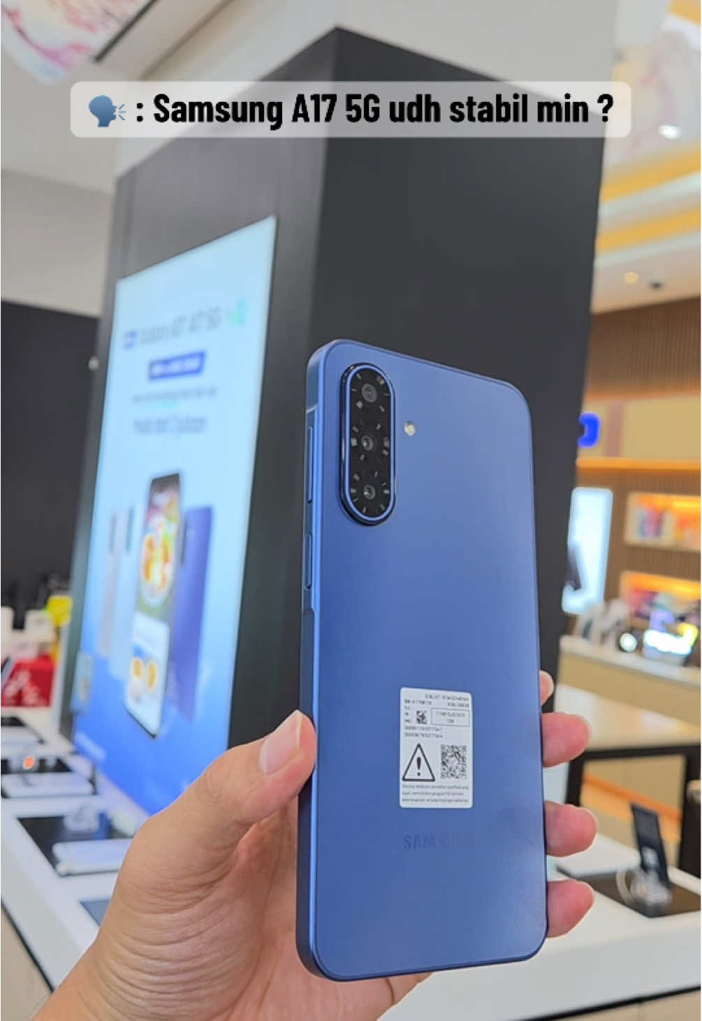 50 MP OIS KAMERA 🥰 dan santai pastinya udh stabil videonya ☺️ #samsungA175G #gadget #trending #fyp 