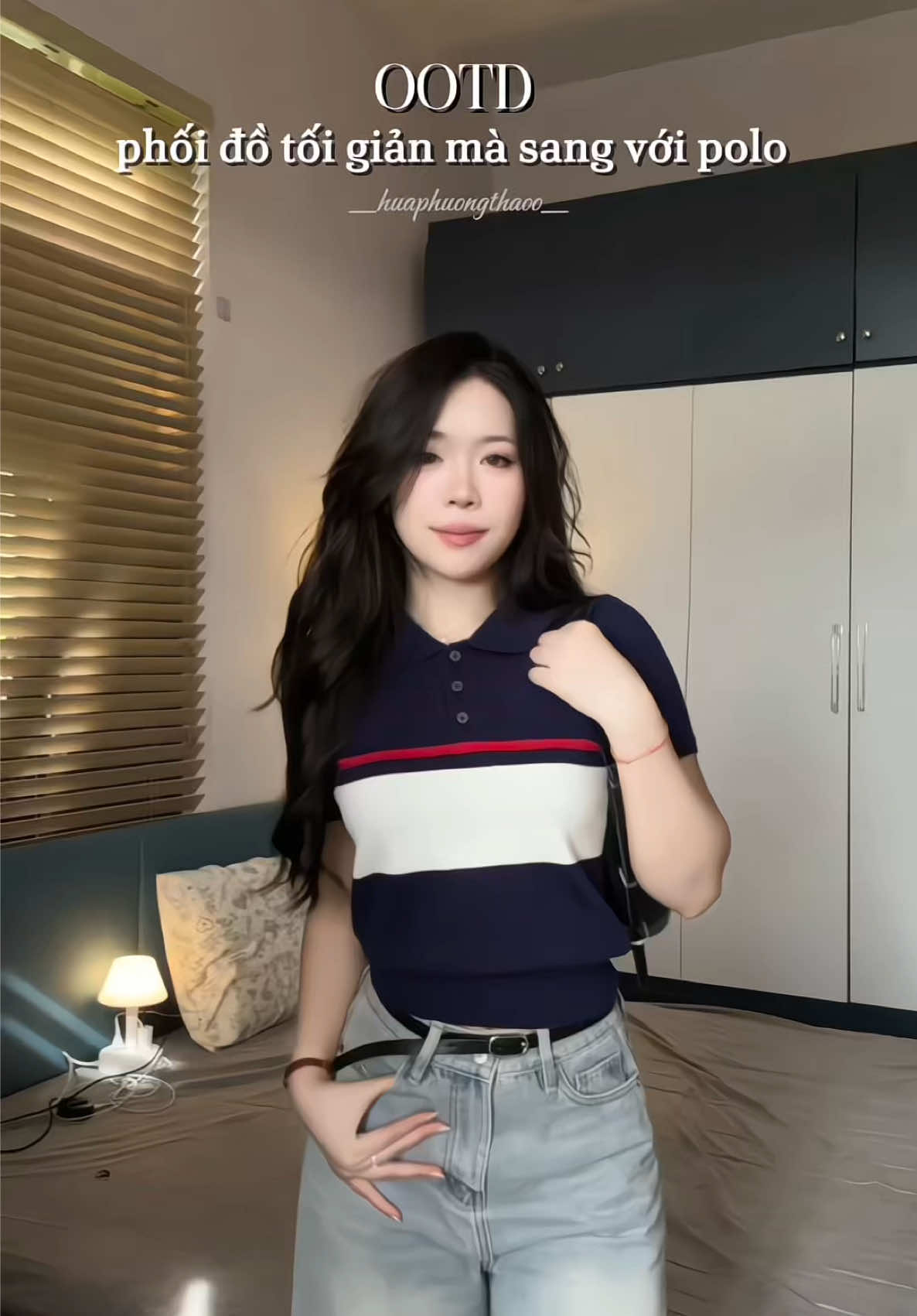 Outfit tui mặc hàng ngày 😗 #polo #aothunnu #basic #dailyoutfits #OOTD 
