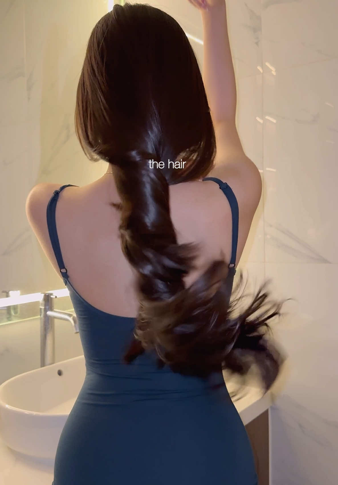the hair💙 #hairstyle #hairtips #haircareroutine #hairtok #OOTD 