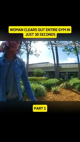 Woman Clears Out Entire Gym in Just 30 Seconds#cops #police #bodycampolice #bodycamcops #bodycam 