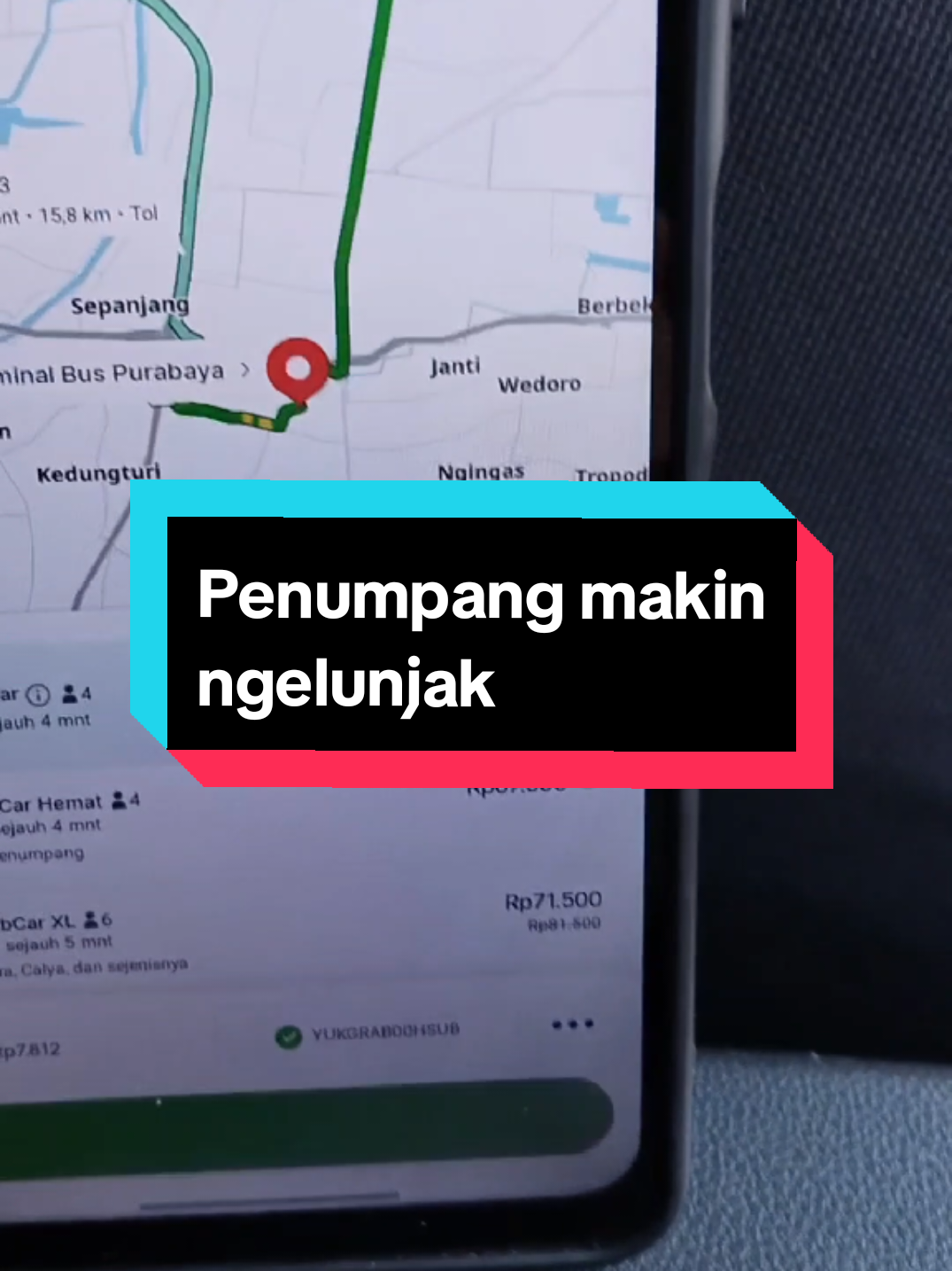 12 ribu rek sori2, kebawa emosi soale🗿 credit @infodepok  #ojol #viral #drivermuda #fyp #driver 