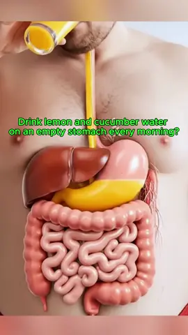 Drink lemon and cucumber water on an empty stomach every morning#fyp #fyp #usaus #healthtips #DidYouKnow #DidYouKnow #lemon #cucumber 