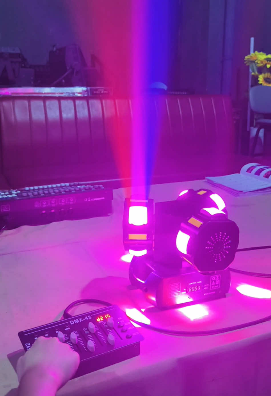 150watt🥳#lightshow #stagelight #ktv #dj #movingheadlight 