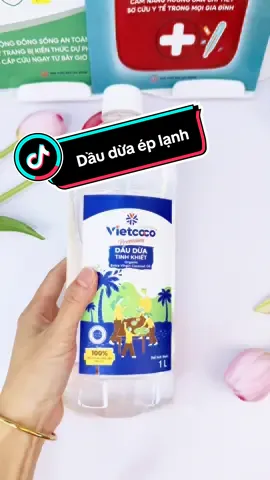 Dầu dừa ép lạnh tinh khiết đa công dụng #daudua #dauduavietcoco #duongtoc #nauan #duongda 