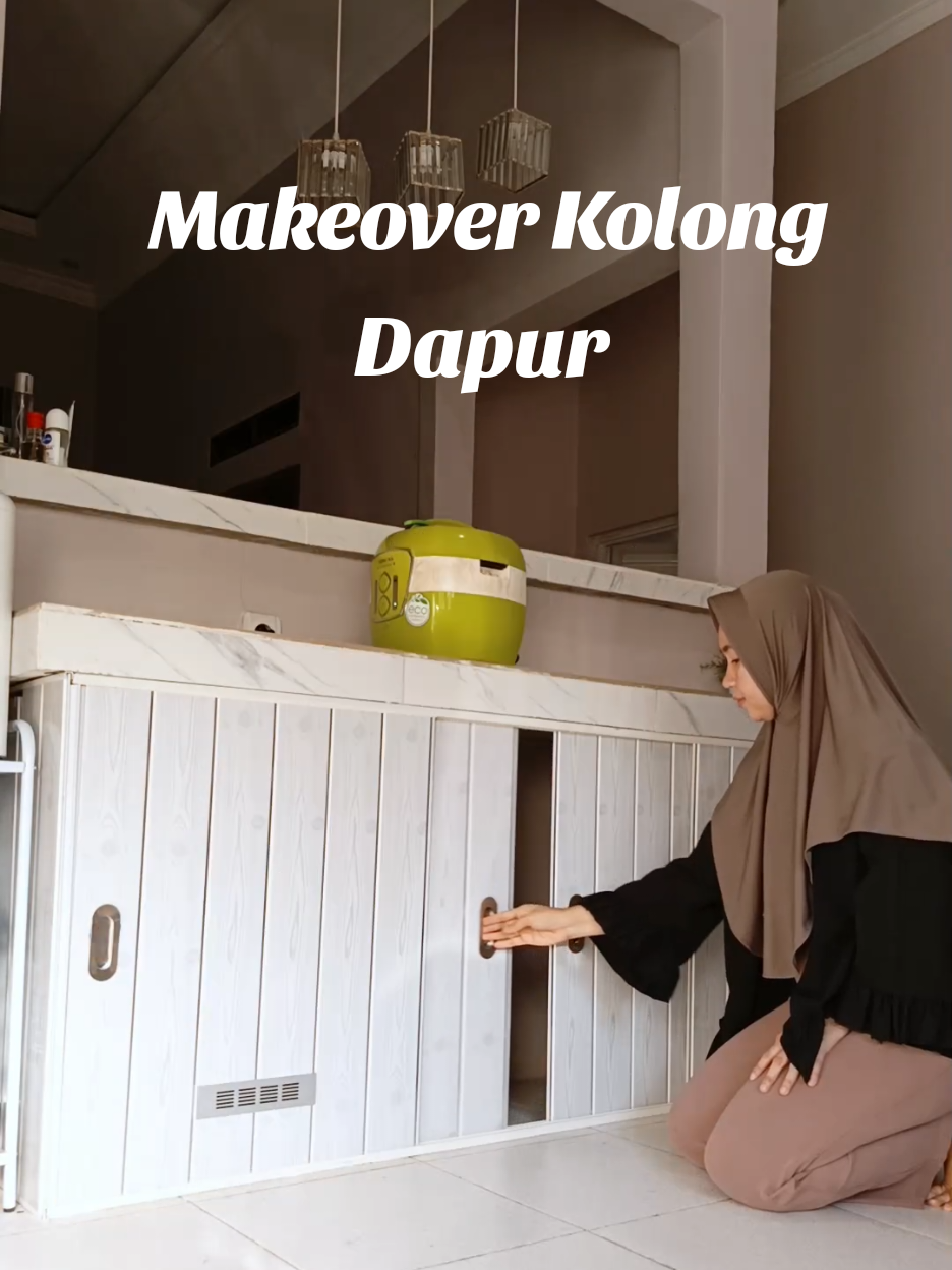 Yuk bikin kitchenset sendiri #kitchenset #makeoverdapur #dapurminimalis #dapurestetik #dapursederhana 