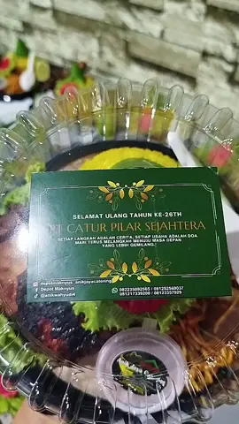 Trimakasih PT Catur Pilar Sejahtera atas kepercayaan dan repeat ordernya, semoga semakin sukses🤲🙏 #depotmaknyus_anikjayacatering #cateringtulungagung #tulungagung24jam #nasikuning #tumpengmini 