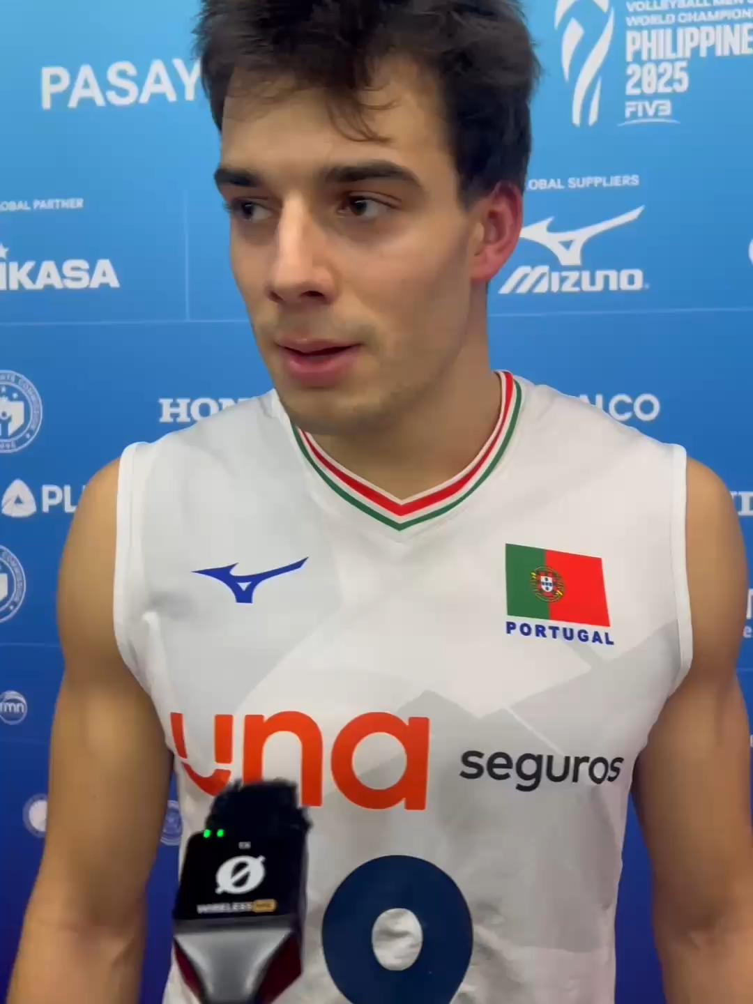 Nuno Marques relishes Portugal’s first FIVB worlds win in 23 years WATCH: Crediting a spirited effort in the final three sets, 22-year-old Nuno Marques celebrates Portugal’s first win in the FIVB Volleyball Men’s World Championship for the first time since 2002 — almost a year before he was born. The Portuguese, 28th in the world, scored a massive upset of no. 10 Cuba. #MWCH #Philippines2025 #MWCH2025 #volleyballnews #fyp #rappler  | Video by Philip Matel/Rappler