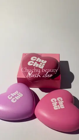 chuchu beauty blush duo in the shade ‘Hey Sugar’ and ‘Love Candy’ 𐙚🧸ྀི #tiktokfinds #chuchu #chuchublush #chuchublushduo #chuchubeauty            