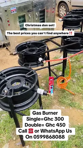 Gas Burner  Single=Ghc 300 Double= Ghc 450 Call ☎️ or WhatsApp Us On 0599868088#buynow #accraghana🇬🇭 #quality 