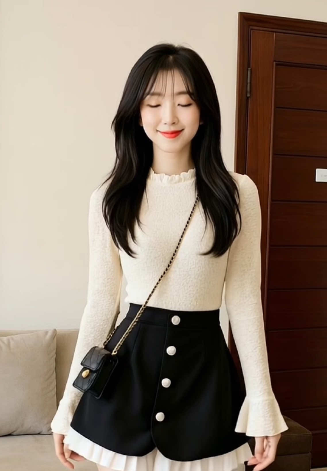 Set váy đầm áo thun ren tay #phamducviet811 #thoitrangnu #thơitrangnu #aodepnu2025 #thudong2025 