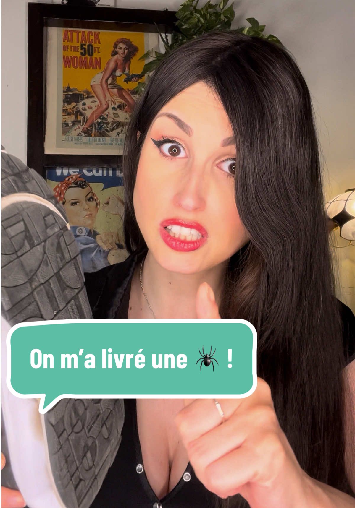 Ma phobie !!! 🕷️🍇 . . #araignee 