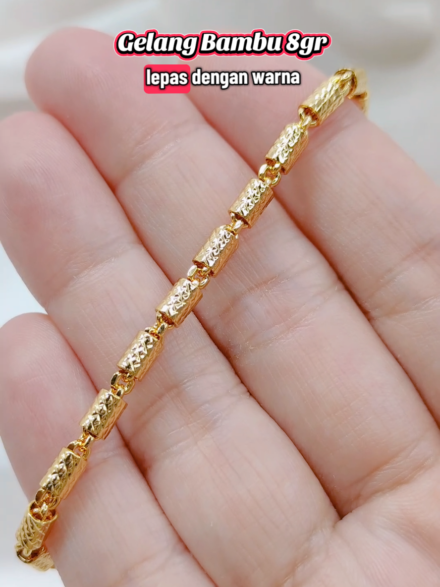 Gelang Bambu #gelang #perhiasan #aksesoris #perhiasanwanita #gelangrantai 