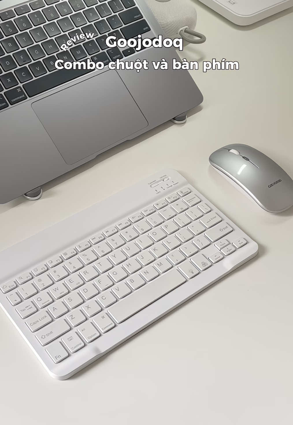 Bàn phím với chuột mình đang dùng #goojodoq #banphimbluetooth #chuotbluetooth 