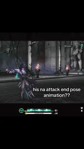 i like how he wears a hat ok im gonna eat some galbrena crumbs cause i like how her gameplay is animated #fyp#wutheringwaves#wuwa#qiuyuan#animation 