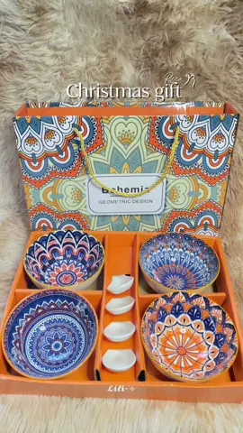 Another gift idea 🥰 Wag puro baso 😂 try mo tong murang bowl set [Bohemian Bowl Ceramic] perfect for christmas gift, birthday gift, wedding gift or for personal use. ❤️ affordable gift set 💗 Get yours now! #christmasgift  #giftideas  #giftset  #ceramics  #birthdaygift 