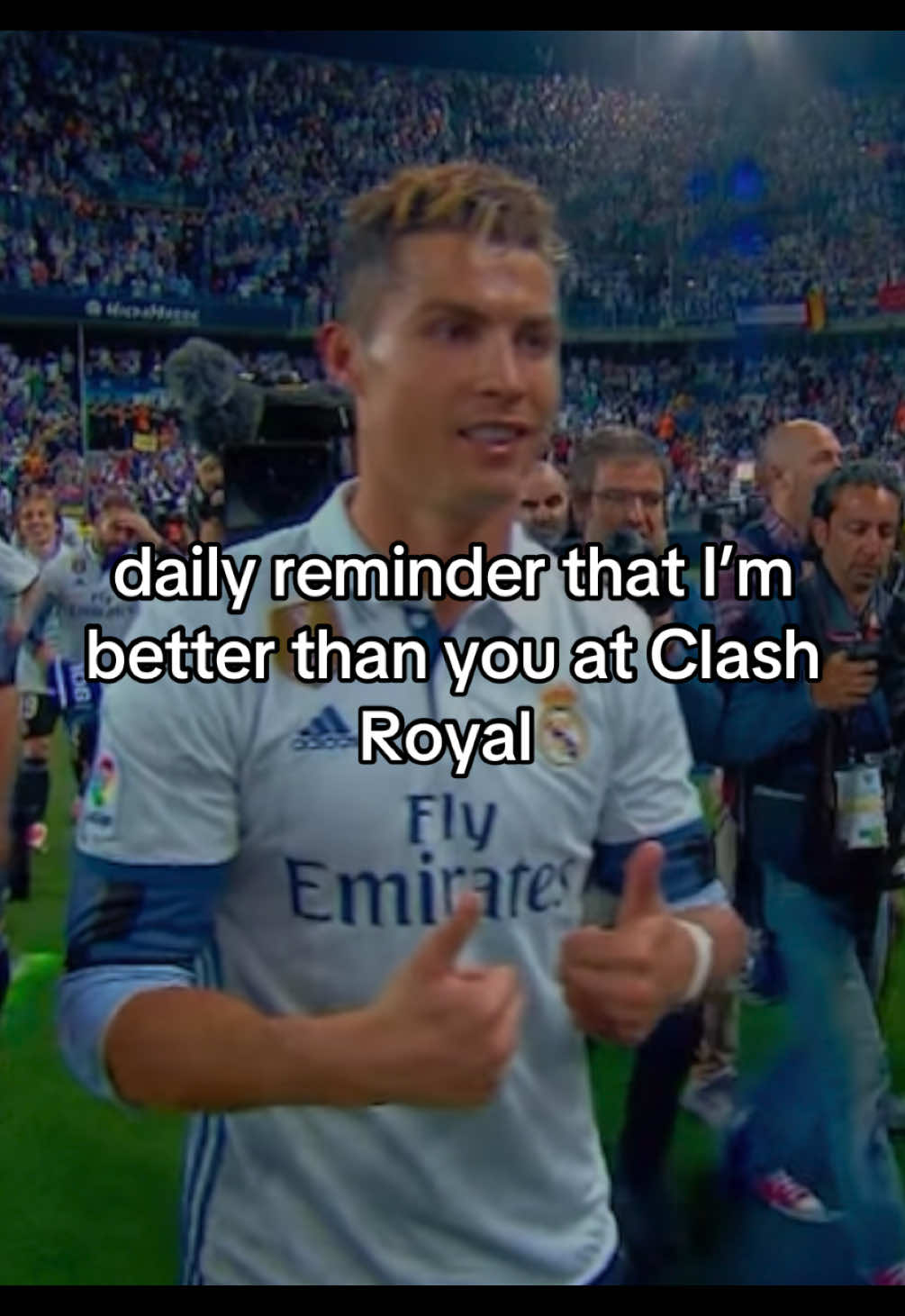 Daily reminder #clashroyal #ronaldo #clash #jynxzi #fyp 