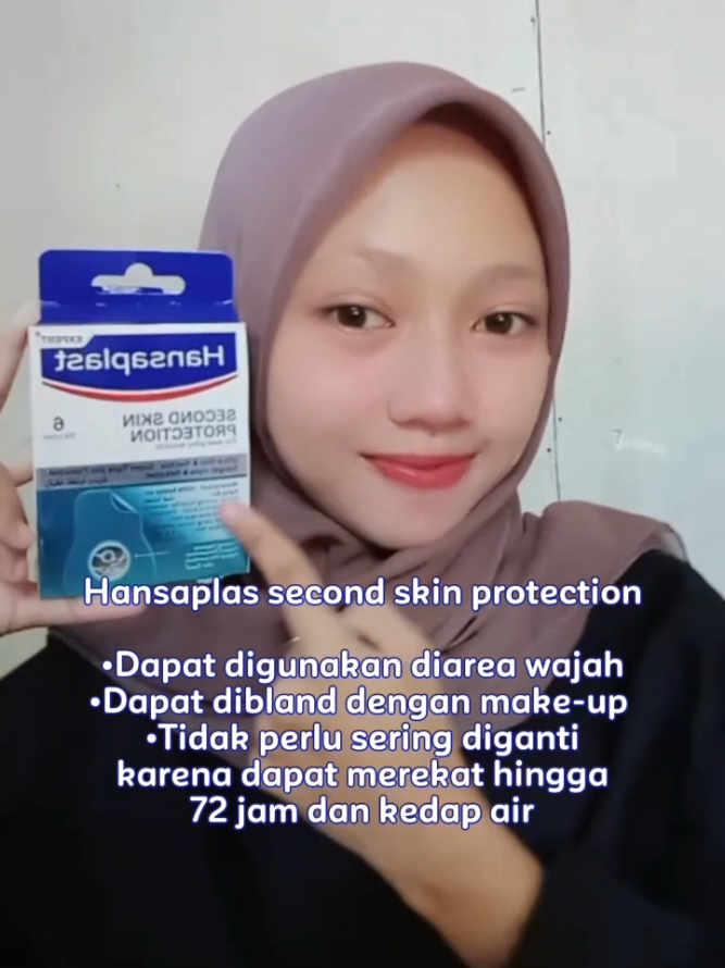 pake ini aja kalo mau make-up tapi ada bekas luka😍 @hansaplast_id  #hansaplast_id #hansaplast  #secondskin  #healfasterlikesecondskin  #tenangbawahansaplast  #acnepatch  #acne