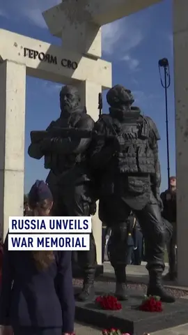 A crowd of hundreds gathered in a park just outside St. Petersburg to witness the unveiling of a monument dedicated to those who perished fighting in Ukraine. This marks the first such memorial in a major Russian city. #war #russia #ukraine