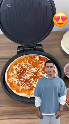 máquina grill elétrica #tiktokshop #maquinagrill #venda #pizzacazeira 