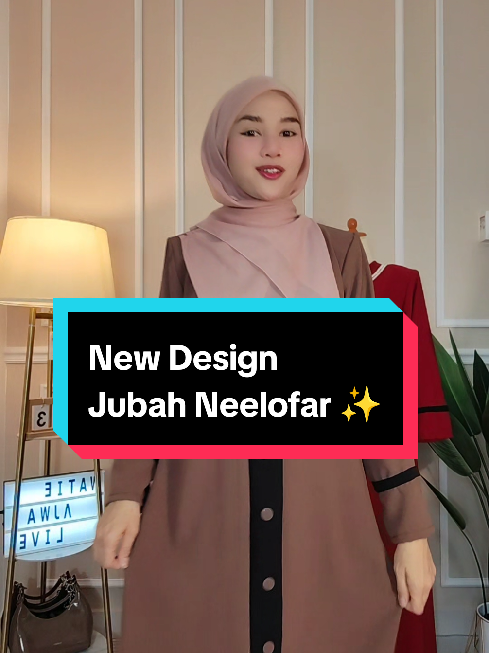Jubah dress design Jubah Neelofar ✨ #jubahmuslimah #jubahironless #jubahmurah #jubah 